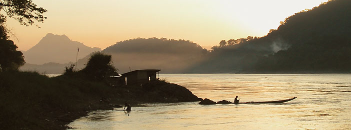 The Mekong River near Luang Prabang, Laos
